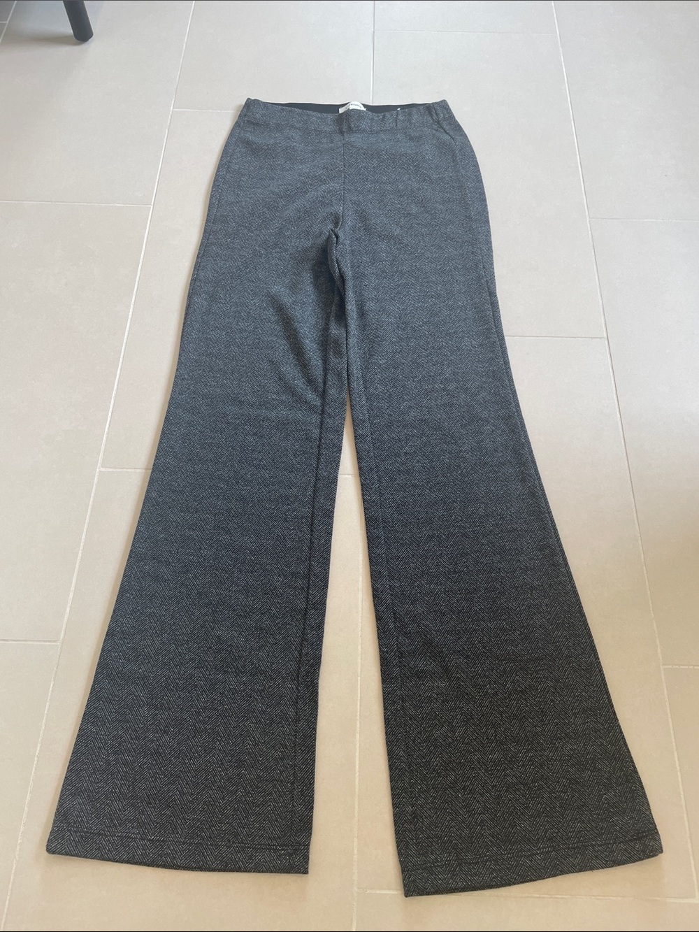 Max Studio High RiseGray Boot Cut Stretch Pants Women's